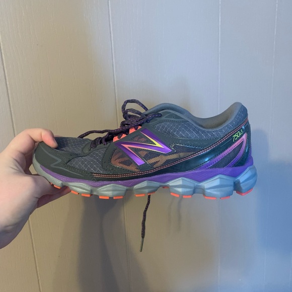 New Balance 750V3 purple & grey lace up athletic running shoe size women’s 9.5 - Picture 2 of 7